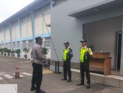 Patroli dan Sambang Pergudangan Kemenkes RI, Bhabinkamtibmas Johar Baru Pembinaan kepada Security