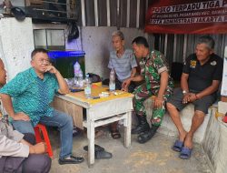 Ngobrol Kamtibmas Bersama  Bhabinkamtibmas Babinsa Dan Warga Pasar Baru