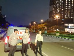 Dalam Menjaga Kondusifitas Wilayah Polsek Kemayoran Melakukan Kegiatan Strong Point Pagi Dini Hari