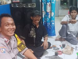 Bhabinkamtibmas Kelurahan Serdang Melakukan Patroli Dan Sambang Poskamling