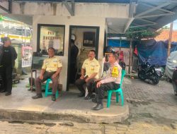 Patroli Dialogis Bhabinkamtibmas Johar Baru Berikan Imbauan Kamtibmas Security Gedung UKM Ikan Hias