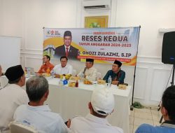 Hadiri Acara Reses RW 06 Kelurahan Pulo Gebang Jaktim Sampaikan Usulan Aspirasi Warganya