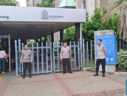 Pelayanan Prima Polri Dalam Ibadah Misa Di Gereja Katedral Sawah Besar