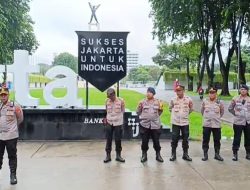 Kapolsek Sawah Besar Pimpin Apel Pengamanan Terkait Putusan MK Di Lapangan Banteng