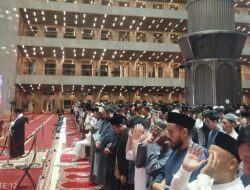 Pelayanan POLRI dalam Shalat Tarawih di Masjid Istiqlal Sawah Besar