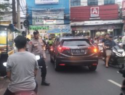 Bhabinkamtibmas Johar Baru Lakukan Pemantauan Ngabuburit