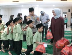 Polres Metro Jakarta Pusat Gelar Buka Puasa Bersama dan Santunan Anak Yatim