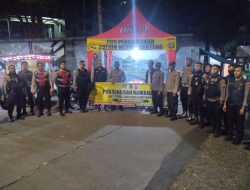 Patroli Polres Metro Jakarta Pusat Pemantauan Pos Singgah Ramadhan Kalipasir 1446 H Antisipasi Gangguan Kamtibmas