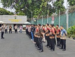 Apel Pengamanan Aksi Unjuk Rasa di Depan Lapas Kelas IIA Salemba