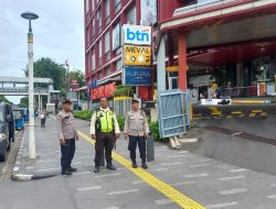 Unit Samapta Polsek Senen Berikan Imbauan Kamtibmas Ke Security Plaza Kenari