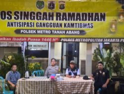 Polsek Metro Tanah Abang Gelar Pos Singgah Ramadhan 1446 H/2025 M RW 09 Kelurahan Kebon Kacang Hari Kesepuluh