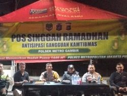Personel Gabungan Gelar Pengamanan di Pos Singgah Ramadhan Roxy, Situasi Kondusif