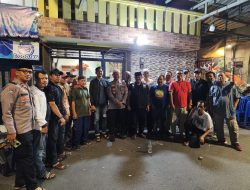 Kanit Binmas dan Bhabinkamtibmas Perkuat Silahturahmi dengan Pokdarkamtibmas Kampung Rawa Menyambut Bulan Ramadhan