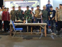 Pemantauan dan Penguatan Keamanan Wilayah, Polsek Johar Baru Bersama Stakeholder di Pos Singgah Ramadhan Jothet