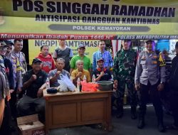 Pos Pantau Jembatan Mada Kemayoran Jaga Keamanan Ramadhan, Warga Apresiasi Kinerja Polisi