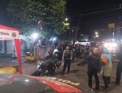 Patroli Cipta Kondisi Polres Metro Jakarta Pusat Kontrol Pos Singgah Ramadhan Menteng Tenggulun