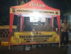 Patroli Cipta Kondisi Menteng Hadir Di Perbatasan Menteng Tenggulun Pasca Lebaran, Antisipasi Tawuran Warga
