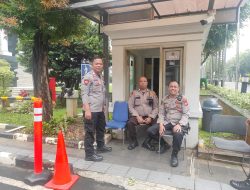 Polsek Metro Gambir Lakukan Pemantauan di Kantor Mahkamah Konstitusi, Situasi Aman dan Kondusif