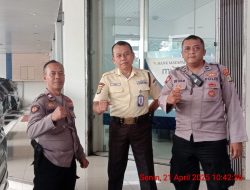 Cegah Gangguan Kamtibmas, Unit Samapta Polsek Senen Lakukan Patroli di Bank Mayapada Cabang Senen