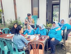 Bhabinkamtibmas Pegangsaan Sambangi Posyandu Balita RW 08 Pegangsaan