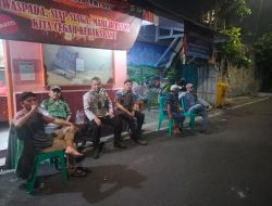 Bhabinkamtibmas Duri Pulo Sambangi Pos Satkamling RW 09, Sampaikan Imbauan Kamtibmas