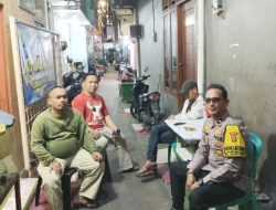 Sambang Pos Kamling RW 06, Bhabinkamtibmas Kampung Rawa Pastikan Keamanan