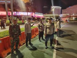 Pemantauan Kawasan Bundaran HI, Antisipasi Kerawanan Malam Hari Dan Himbauan kepada Warga