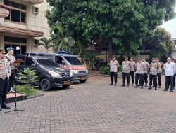 Kapolsek Kemayoran Pimpin Apel: Polisi Diperintahkan Tingkatkan Patroli dan Pencegahan Kejahatan!