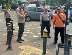 Polsek Cempaka Putih Gelar Patroli Antisipasi Bubaran Pelajar