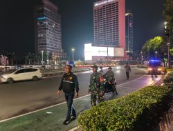 Pantau Malam Kawasan Bundaran Hi, Antisipasi Gangguan Kamtibmas