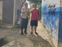 Ciptakan Keamanan, Kapolsubsektor Kayu Awet Laksanakan Sambang di RT 07 RW 07 Johar Baru