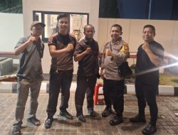 Bhabinkamtibmas Pegangsaan Sambang Wilayah Perkuat Sinergi Keamanan Di Pos Pengamanan PT. SGH, Menteng
