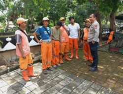 Sambang Humanis Polsek Cempaka Putih, Kanit Binmas Temui Komunitas PPSU