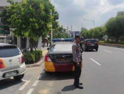 Polsek Metro Gambir Laksanakan Strong Point Antisipasi 3C dan Kejahatan Jalanan di Kawasan Juanda