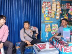Personel Samapta Polsek Metro Gambir Laksanakan Patroli Dialogis dan Strong Point di Jalan Pecenongan Raya