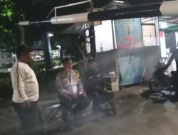 Patroli dan Cooling System, Polsek Metro Gambir Sambangi Pos Kamling RW 06 Cideng