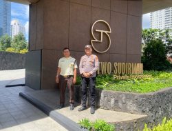 Patroli 1052 Unit Samapta Pemantauan Wilayah Sambangi Gedung Two Sudirman Residence