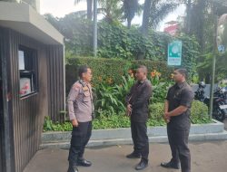 Bhabinkamtibmas Karet Tengsin Patroli Dialogis Dan Sambangi Hotel & Apartemen Somerset Sampaikan Kamtibmas