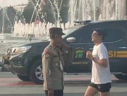 Himbauan Humanis Massa Aksi Buruh Di Bundaran HI, Berjalan Aman Kondusif