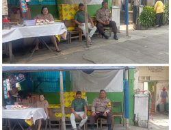 Cegah Curanmor, Bhabinkamtibmas Kebon Kelapa Sambangi Koordinator Keamanan di Gambir