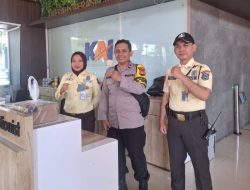 Bhabinkamtibmas Pegangsaan Sambang Dan Himbauan Kamtibmas di Kantor PT. KAI Jalan Pegangsaan Timur