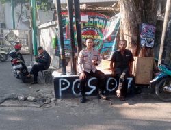 Polisi Sambangi Warga Jl. Cilamaya, Ajak Bersama Cegah Kejahatan Jalanan