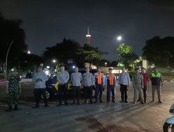 Penjagaan 3 Pilar Sisir Lapangan Banteng, Antisipasi Aksi Premanisme kepada warga Pengunjung