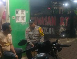Aiptu Hendro Sambangi Poskamling RT 10, Ajak Warga Aktif Jaga Keamanan Lingkungan