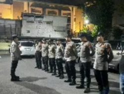 Patroli Polsek Metro Tanah Abang Antisipasi Tawuran dan Kejahatan Lainnya