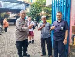 Patroli Sambang Bhabinkamtibmas di SMA Budi Mulia, Sawah Besar, Jakarta Pusat
