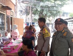 Dukung Lingkungan Sehat, Bhabinkamtibmas Kawal Kegiatan Posyandu di RW.07 Kemayoran