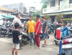 Cegah Tawuran, Bhabinkamtibmas Petamburan Berikan Imbauan Kepada Remaja RW 03