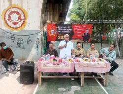 Bhabinkamtibmas Karang Anyar Monitoring Giat Anggota DPRD DKI Jakarta, Serap Aspirasi Warga