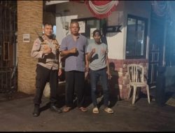 Waspada Dini Hari! Bhabinkamtibmas Cikini Sambangi Satkamling Tino Sidin Cikini